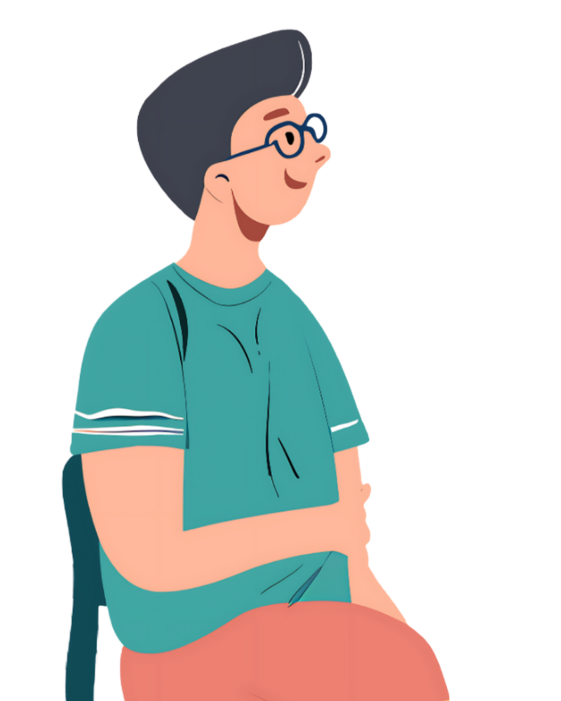 Personal trainers walking on street