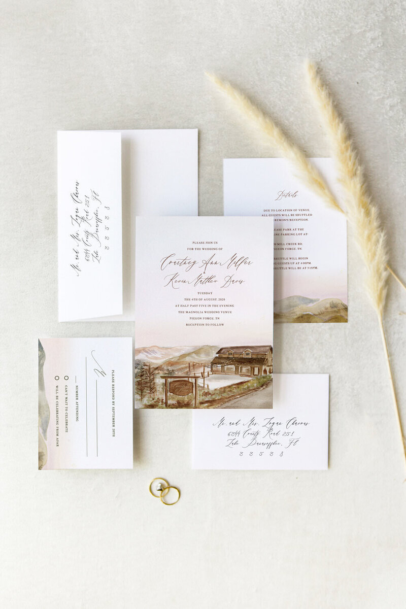 Jaye-Bird-Custom-Wedding-Invitations-Magnolia-Venue-Tennessee