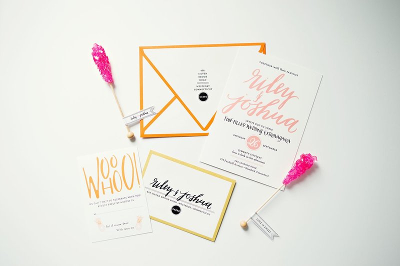Colorful pineapple inspired wedding in Stamford, CT