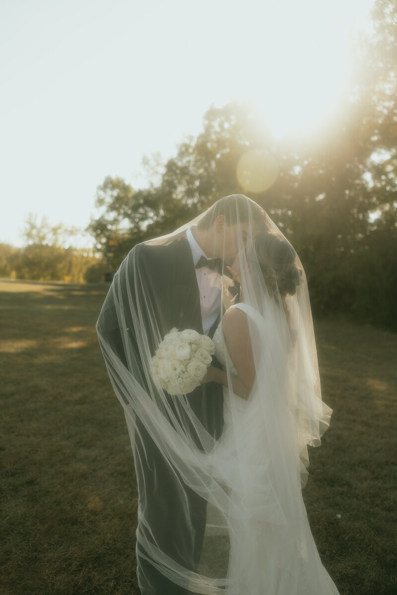 Flash photos of the wedding