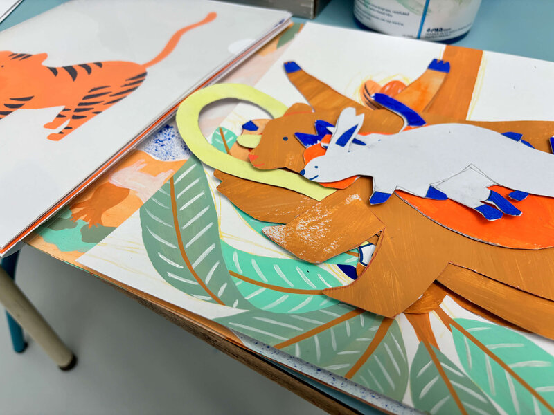 lauranne guyomard atelier créatif peinture enfants maternelle