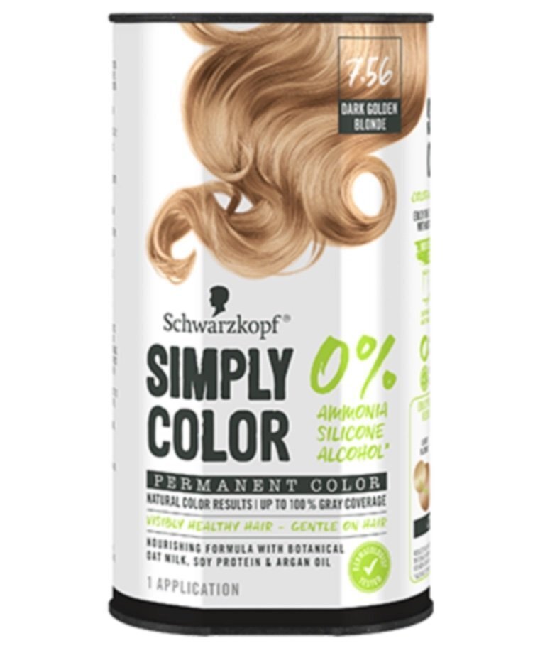 clean hair dye Schwarzkopf Simply Color