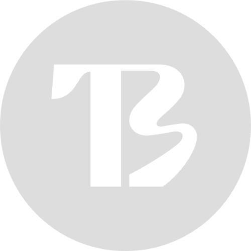 Circle Tom Bowen logo with initials TB in centre