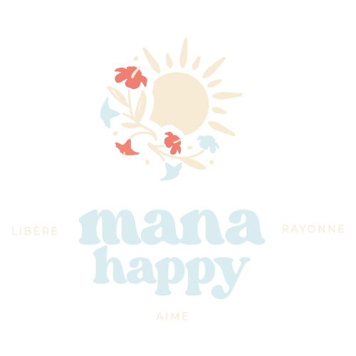 Logo vertical mana happy. Thérapeute énergéticienne à Challans en Vendée