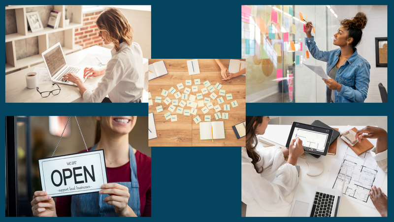 Women building their businesses