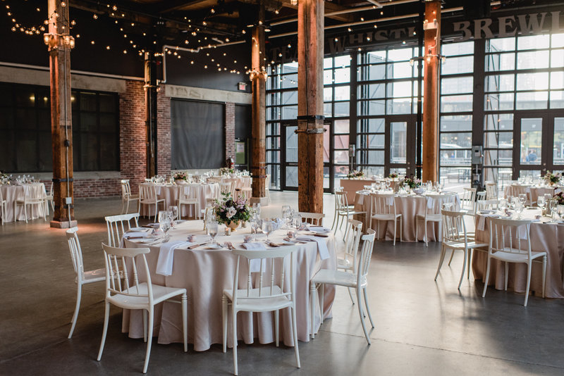 Featured in Martha Stewart Weddings Steamwhistle Brewery Downtown Toronto Blush and Bowties Nadia & Co. | Jacqueline James Photography for modern wild romantics