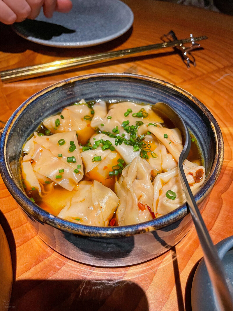 Pasta at Mu Dimsum in Milan, Italy