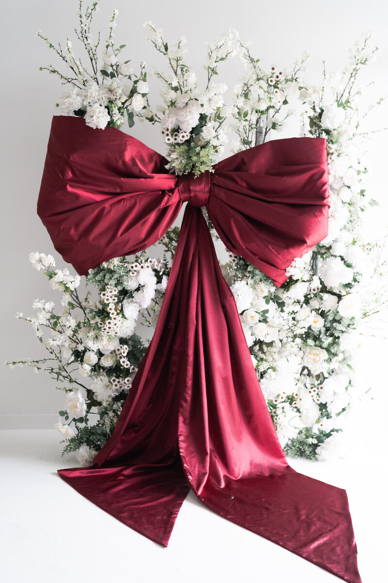 christmas minis in Houston with a vintage truck