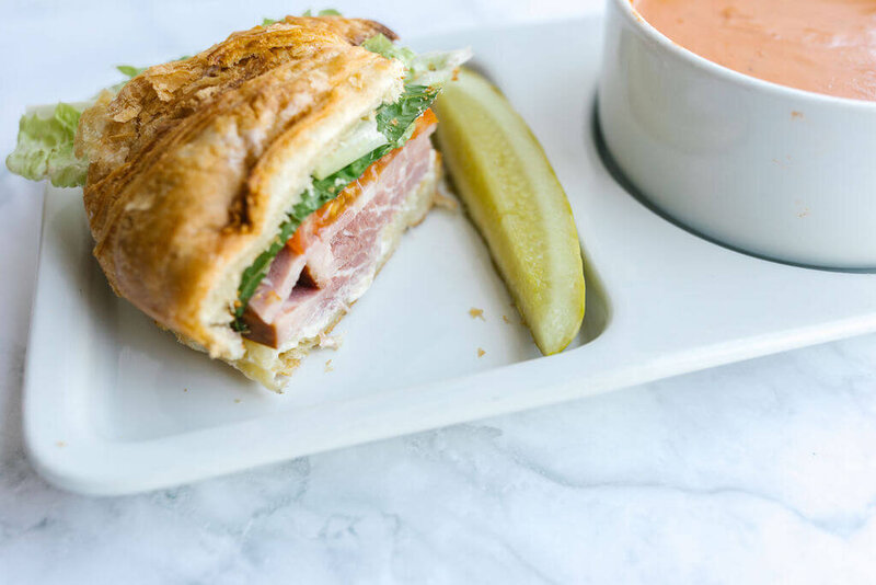 soup and sandwich