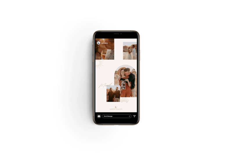 Boho Instagram story templates