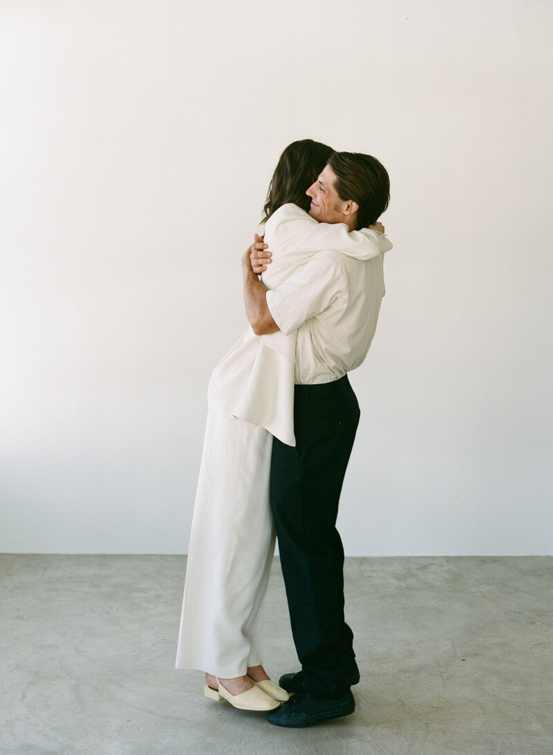 In-studio engagement photography session in downtown Los Angeles - 2