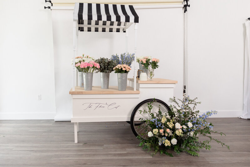 You pick mobile flower cart, pop up events
