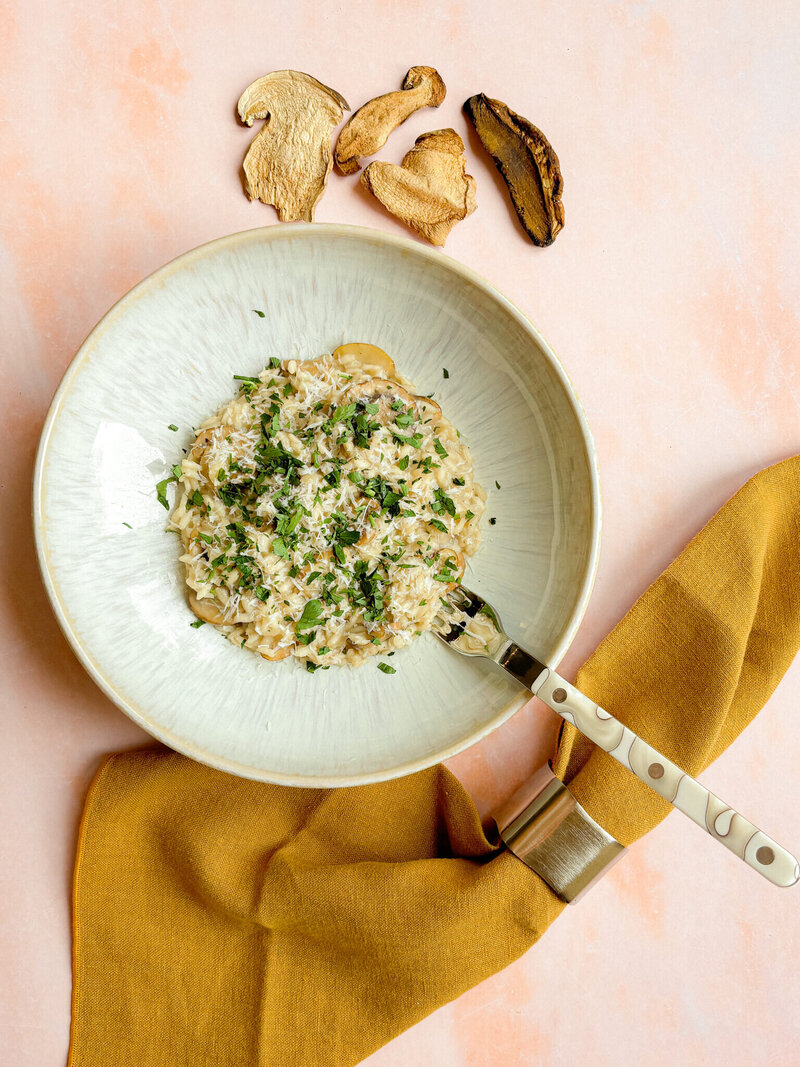 piccola cucina's mushroom risotto