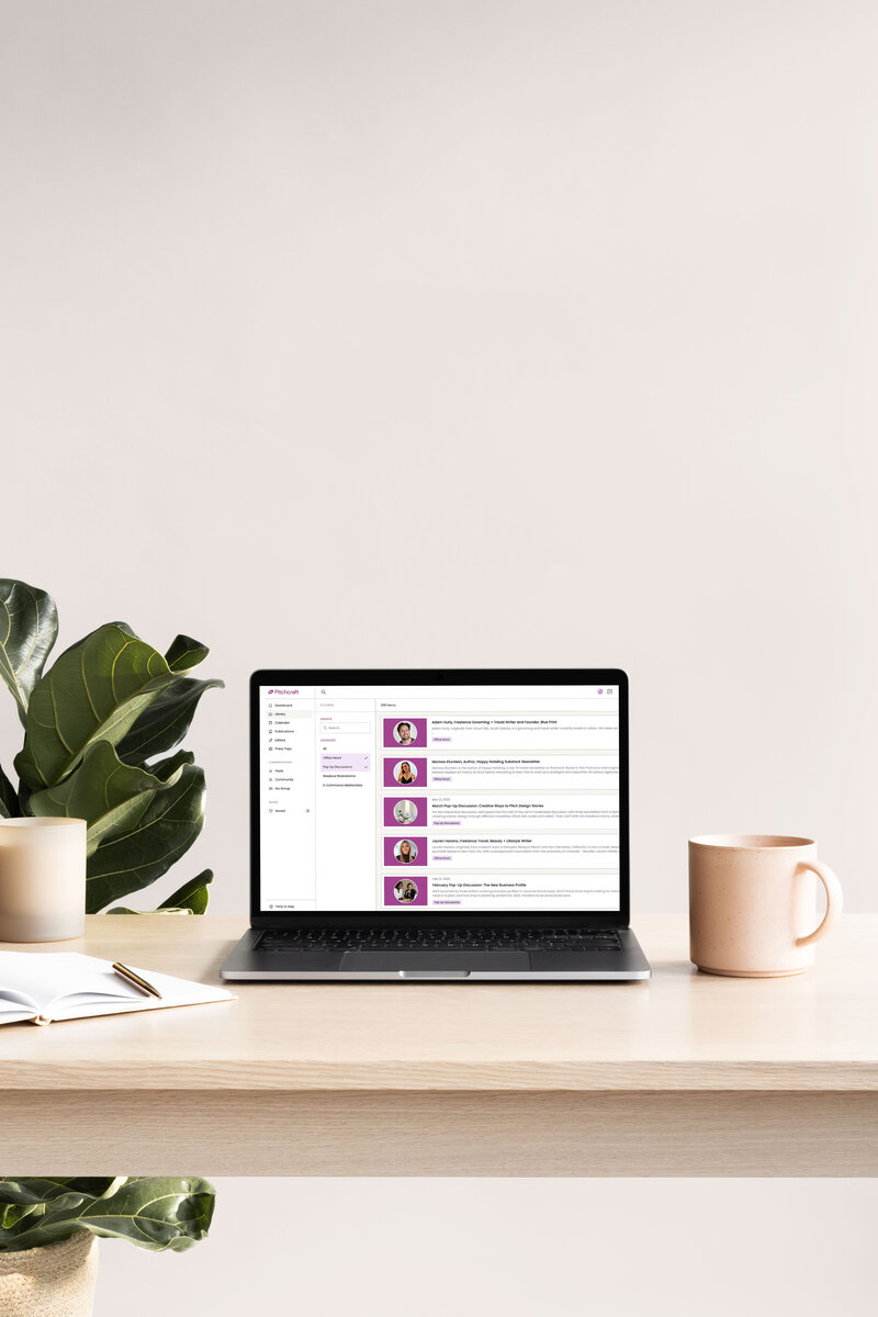 Pitchcraft is a PR pitching platform for lifestyle agencies and brands