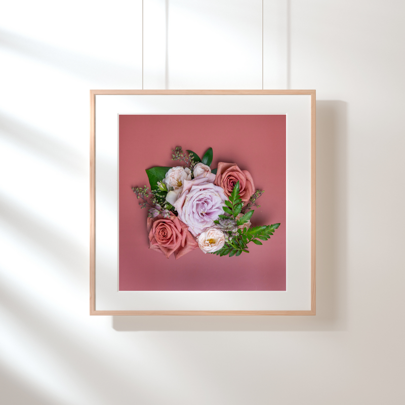 Beige Minimalist Wall Art Frame Mockup Instagram Post