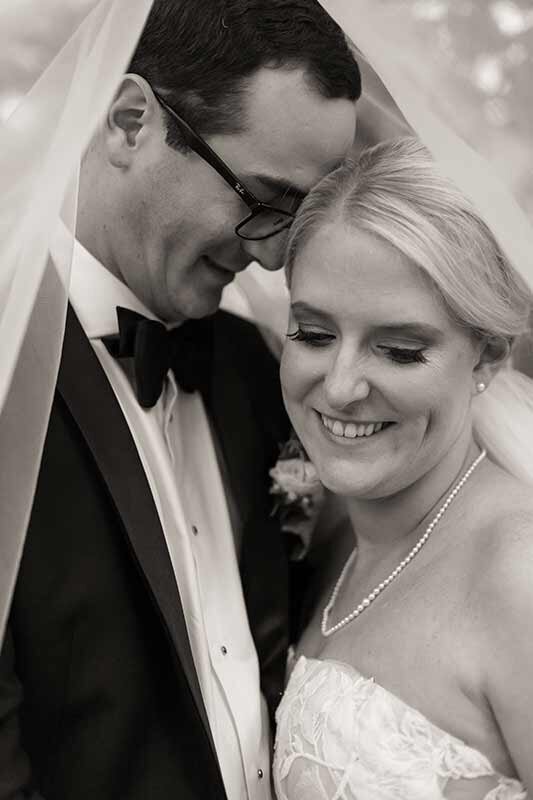 Black-and-white-photo-of-Jacksonville-bride-and-groom---st-augustine-wedding-photographer