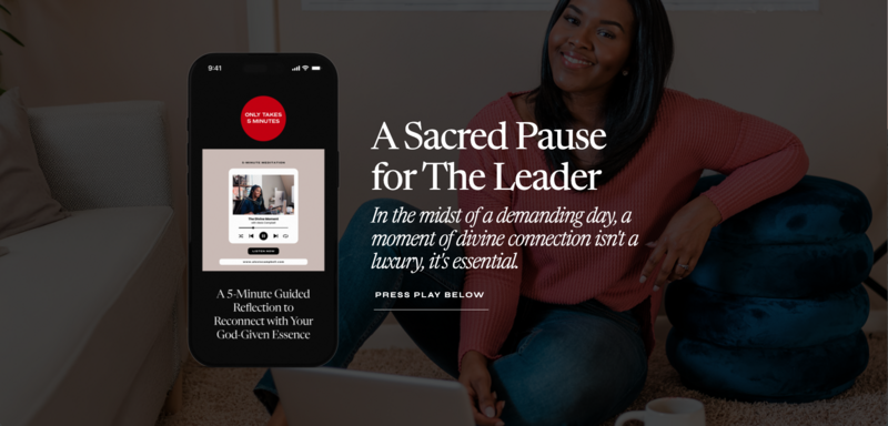 Mockup for The Divine Moment Audio Training