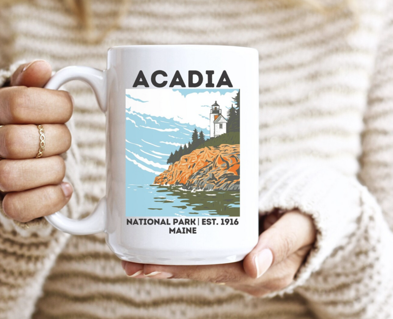 Acadia National Park Mug - Mockup 2