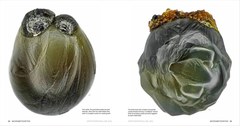 Excerpt from the Atlas of Micrometeorites by Project Stardust Founder Jon Larsen and Jan Braly Kihle showing cryptocrystalline micrometeorites