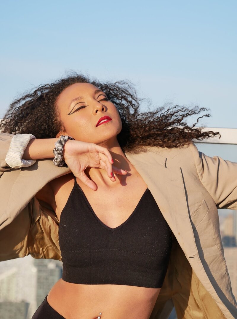 woman posing