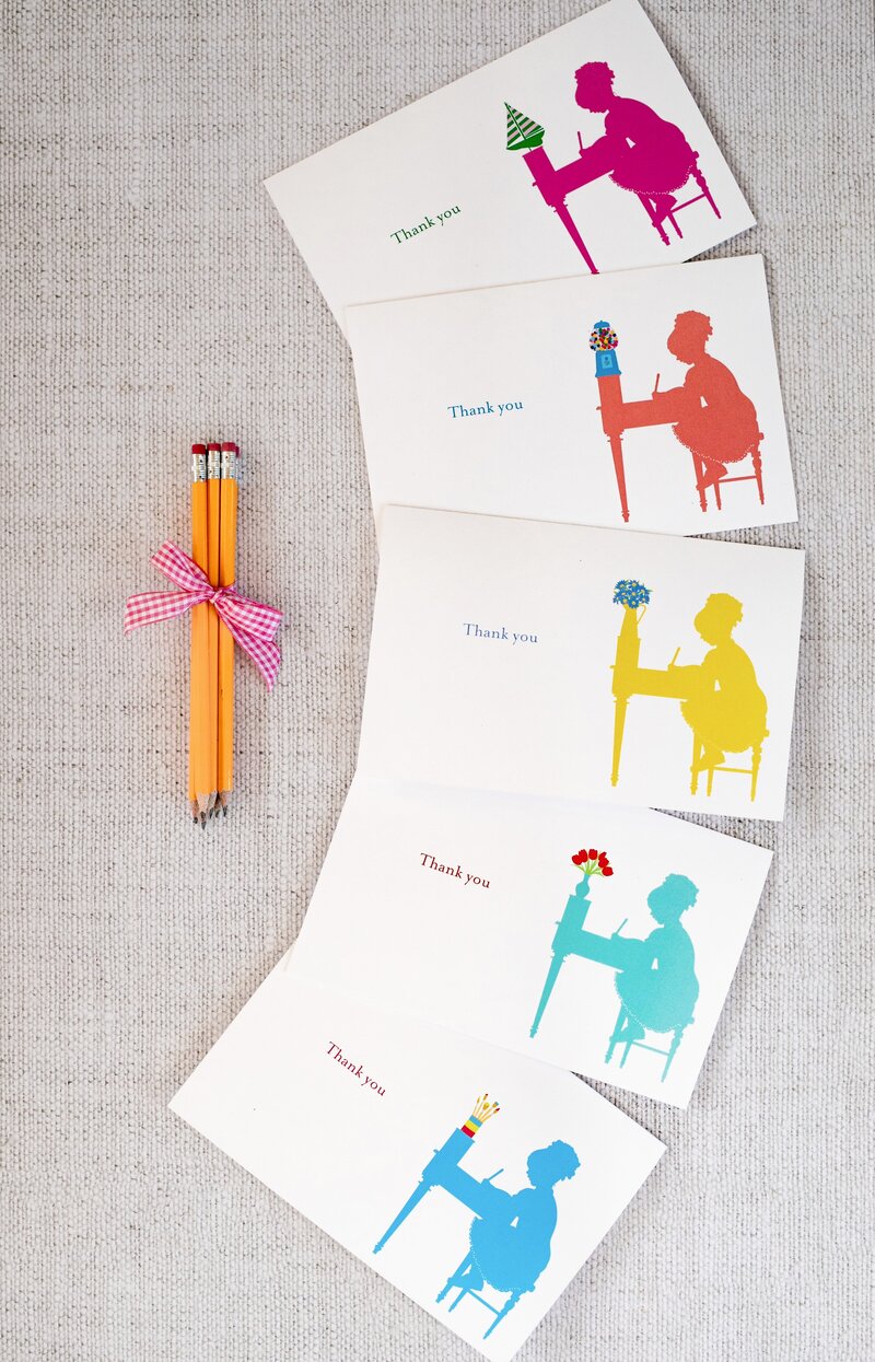 Coral and Blue Kids Stationery - Boy's Thank You Multi-Pack Set