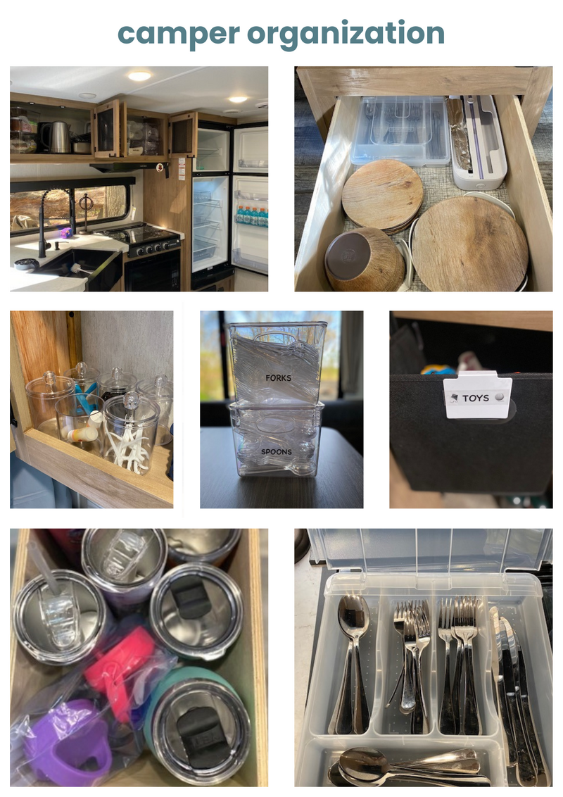 home organization for the camper or RV