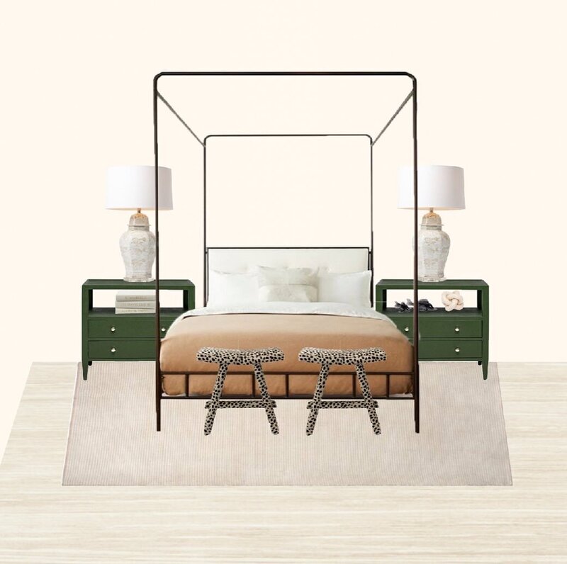 modern chic bedroom interior design