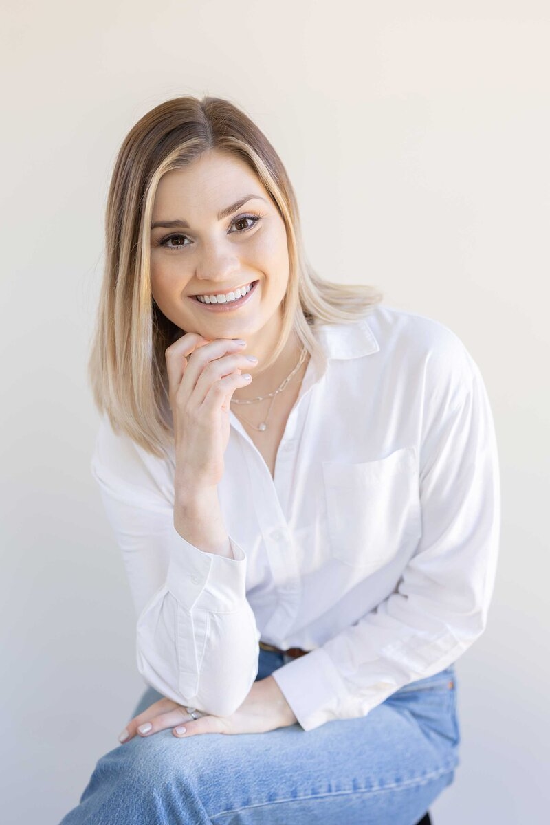 Studio headshot for a professional CV, part of the Headshot Gallery Portfolio by Dallas photographer Sophie K. Hunter