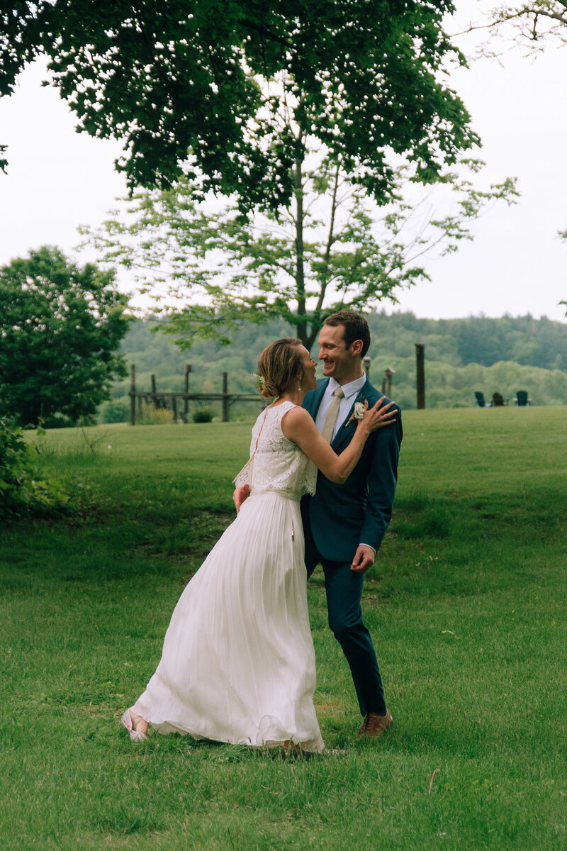 Rural farm wedding venue in Massachusetts