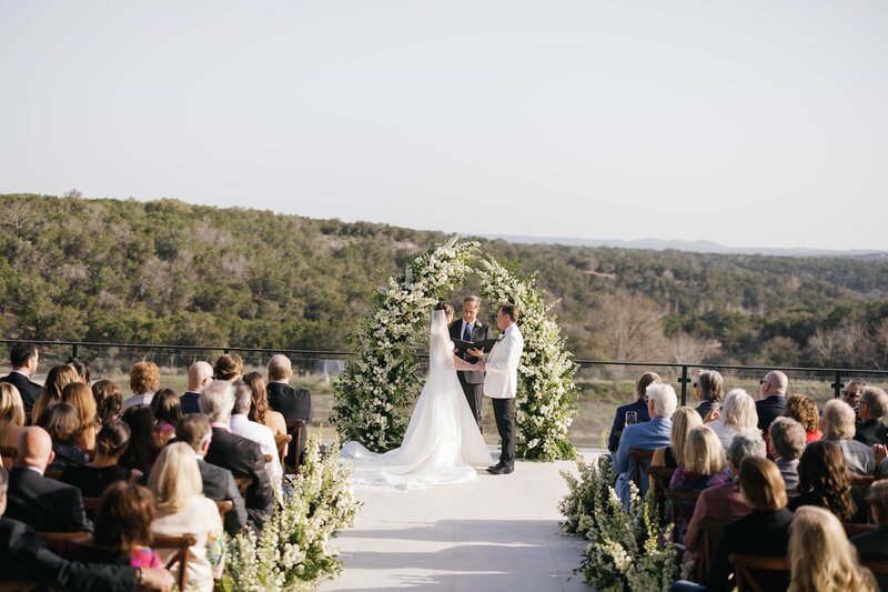 Ethereal wedding at the Videre Estate in Austin Texas.  