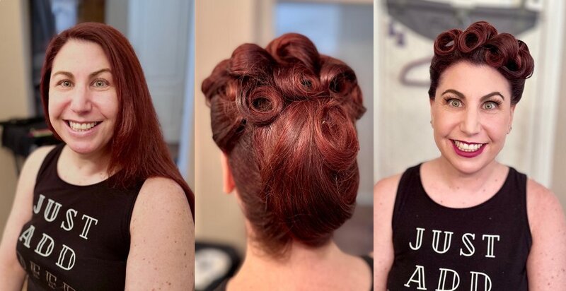 yourgirlfridaylv-vintage-victory-rolls-updo-before-after
