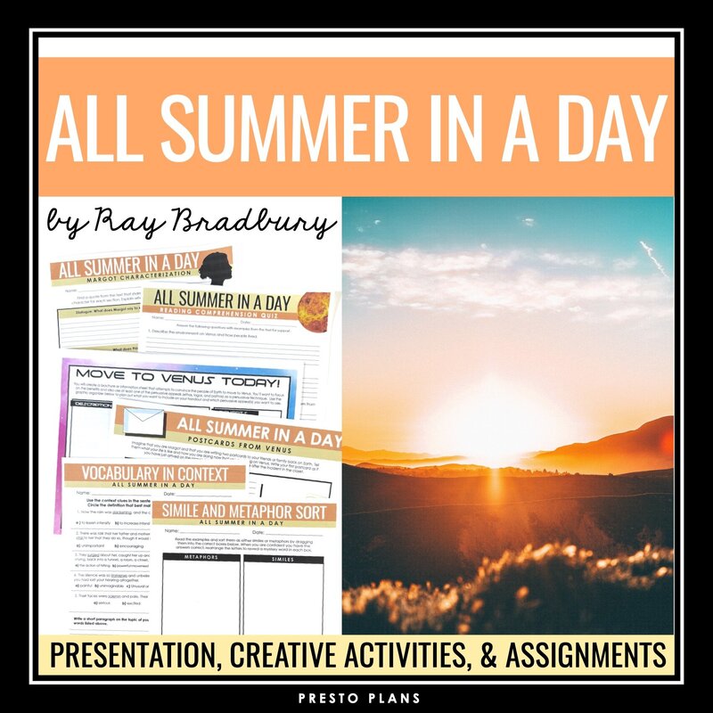1 All Summer in a Day by Ray Bradbury