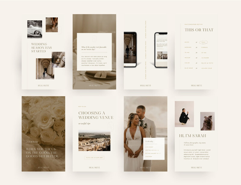 Aesthetic Instagram templates Silk Skye 15