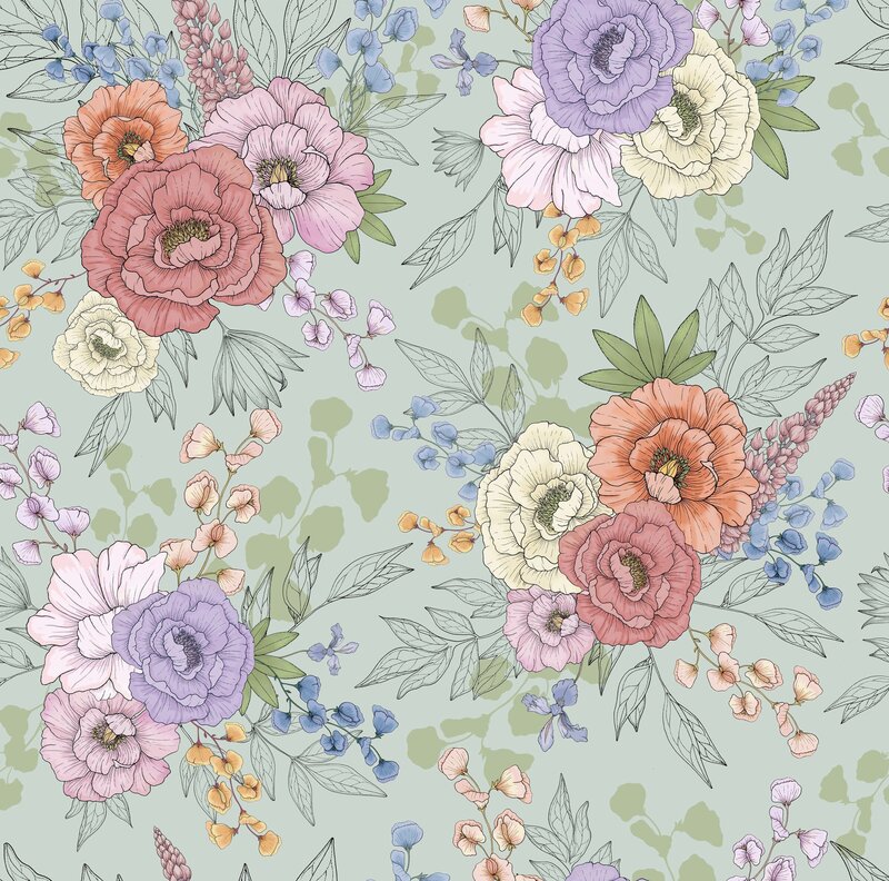pastel fleurs