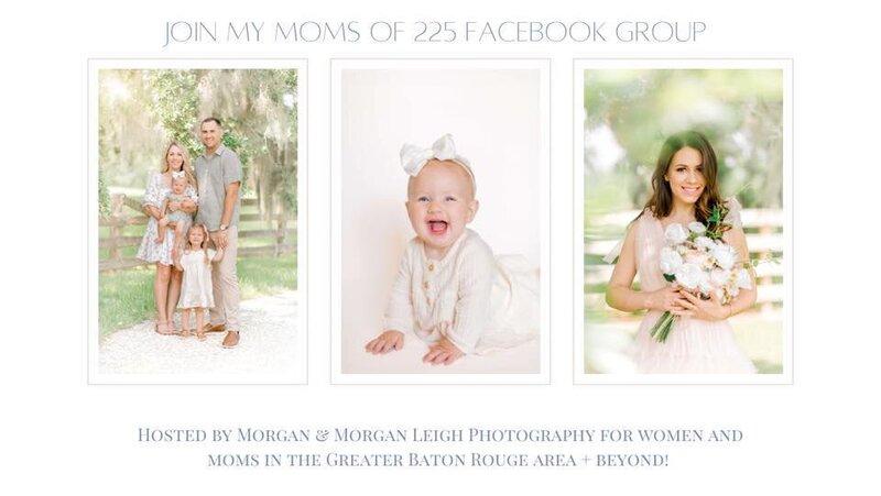 Cover photo for facebook mom's page for Morgan Leigh Photography