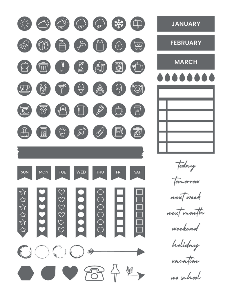 Notebook No Sticker Collection by Click 2 Plan-3