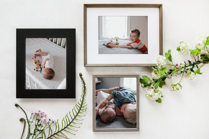 at home lifestyle newborn session
