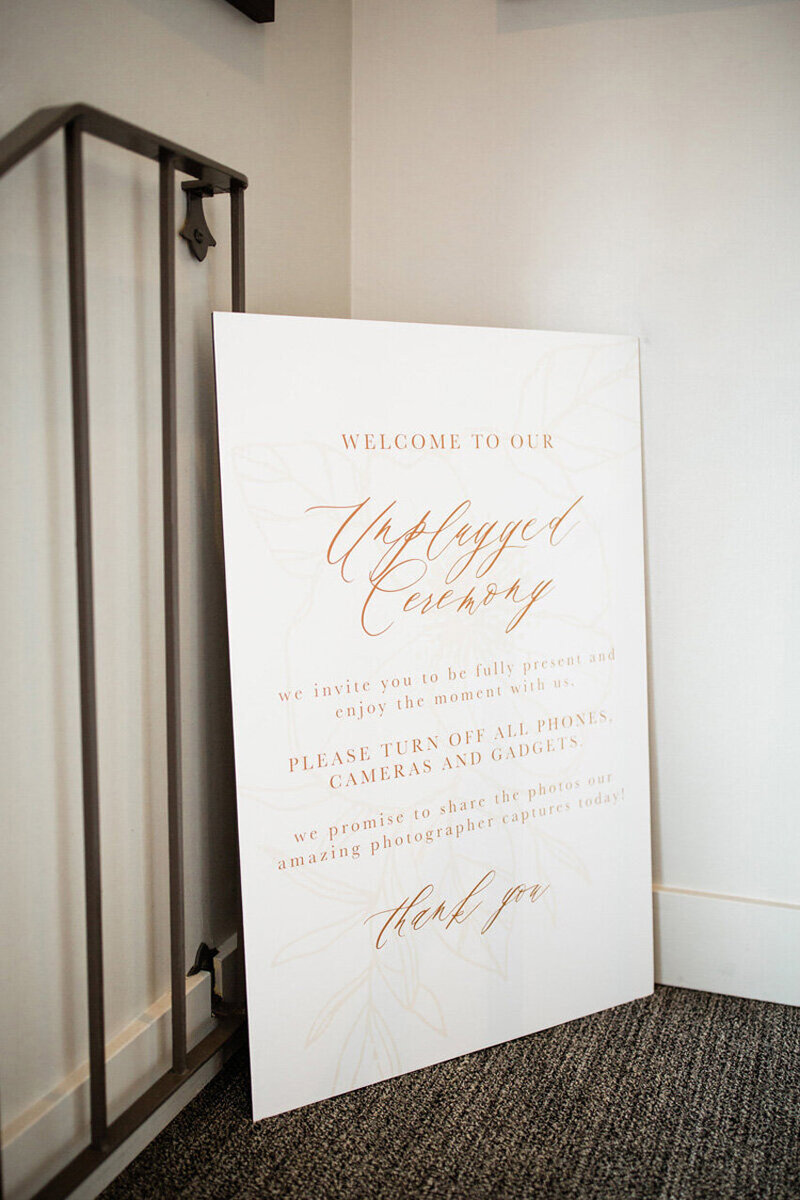 pirouettepaper.com | Wedding Stationery, Signage and Invitations | Pirouette Paper Company | Welcome + Unplugged Signs 39