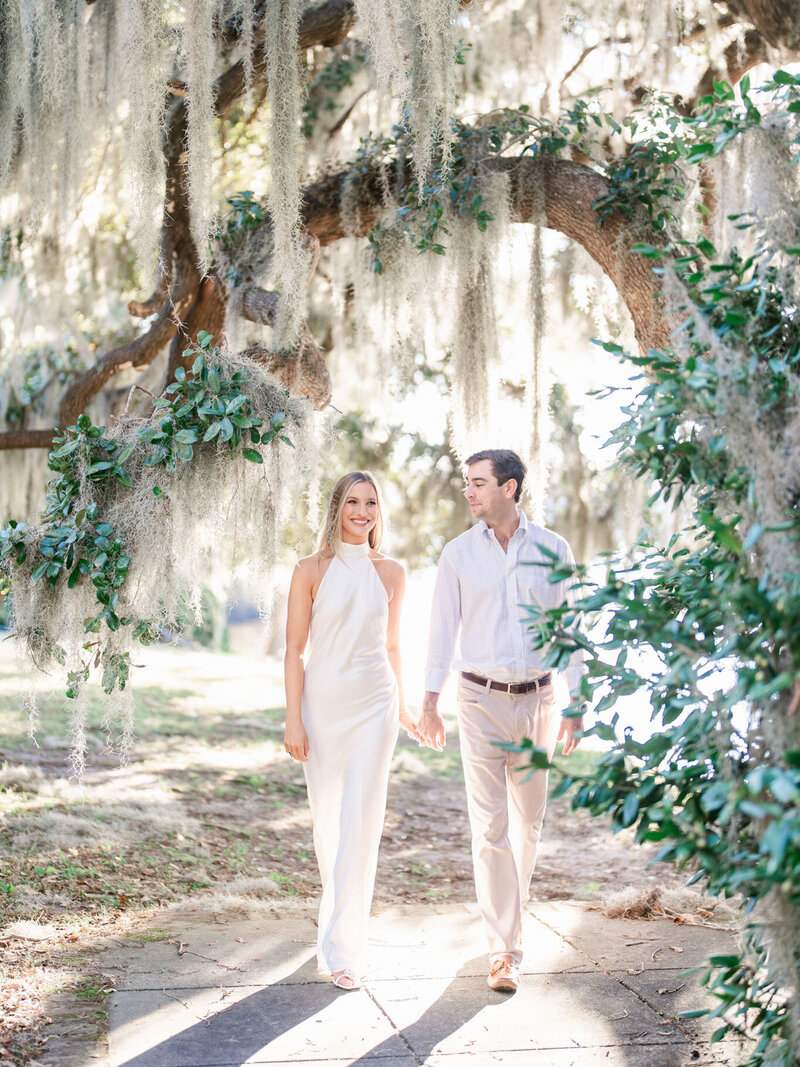 South Carolina Engagement Pictures in Murrells Inlet at Wachesaw -9
