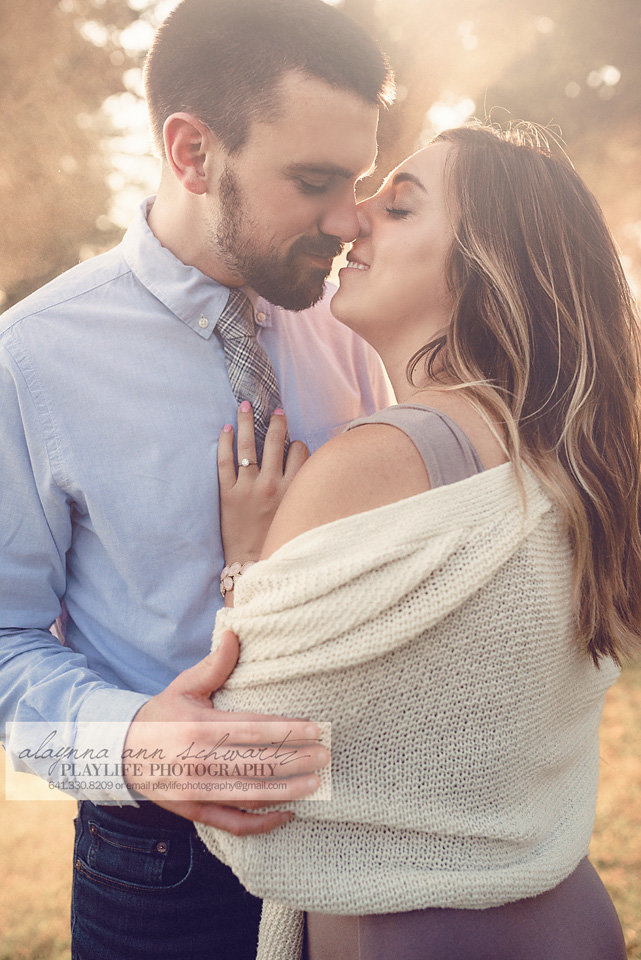 Find an Iowa Engagement Photographer- Elegant, Rustic, and full of Romance
