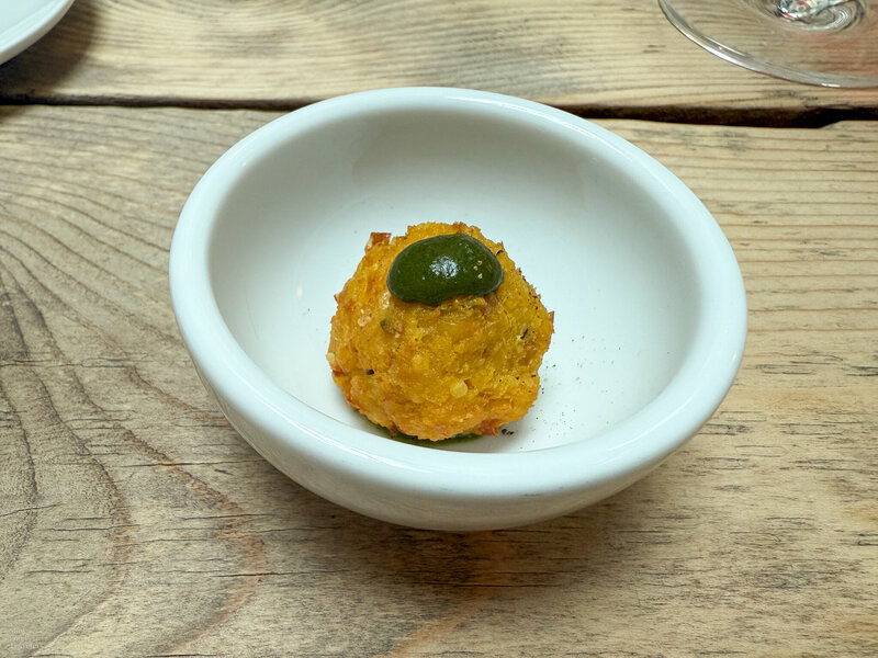 Starter at La Ciambella in Rome, Italy