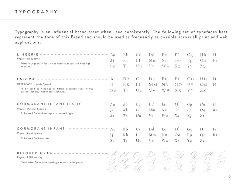 JMB Branding Style Guide_Typography