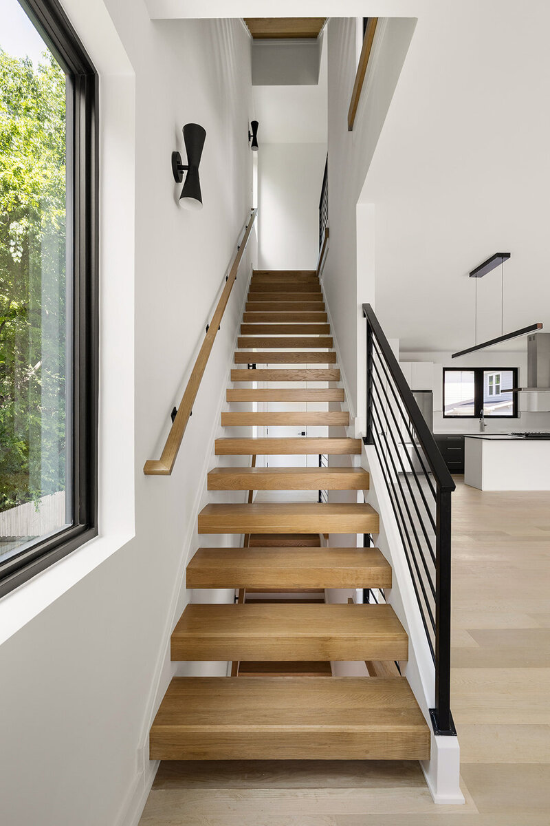modern staircase design charlotte
