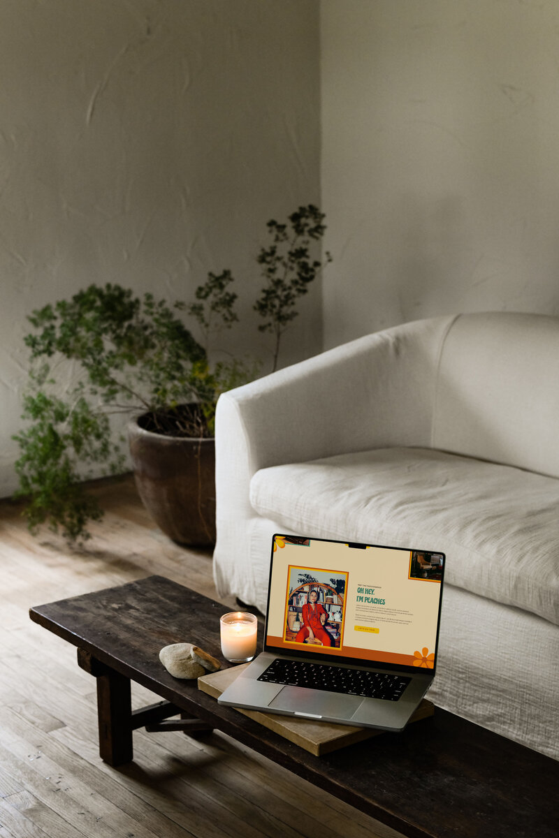 website for a spiritual retreat business