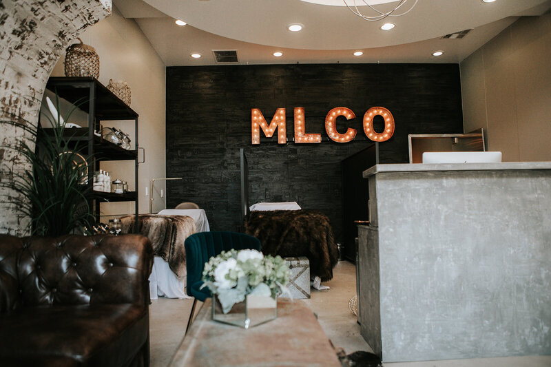 Studio Shot MLCO Sign and Desk