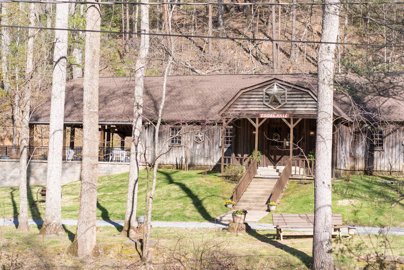 North GA reception hall for waterfall wedding