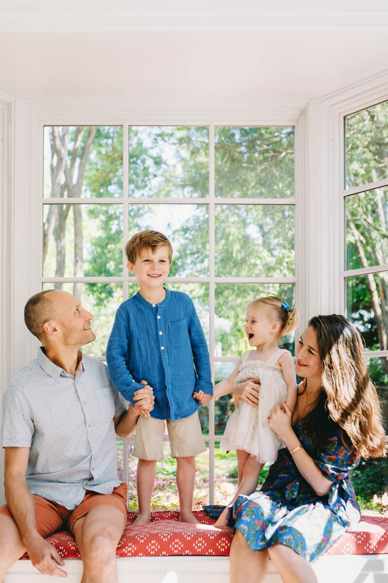 Lehr-family-window-ight-portraits-chevy-chase-dc