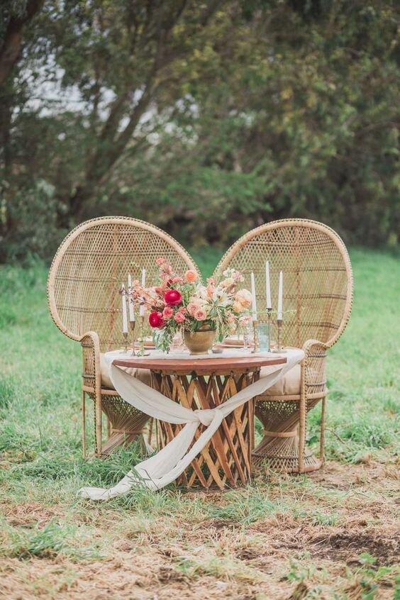 Peacock wicker chairs 4-Rori Ranch Rentals