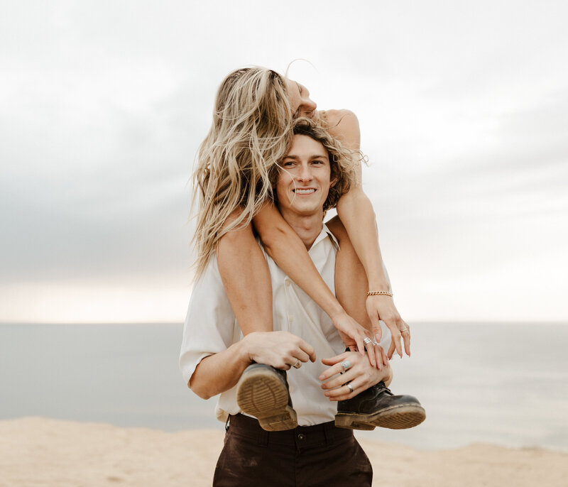 Engagement session in Newport Beach