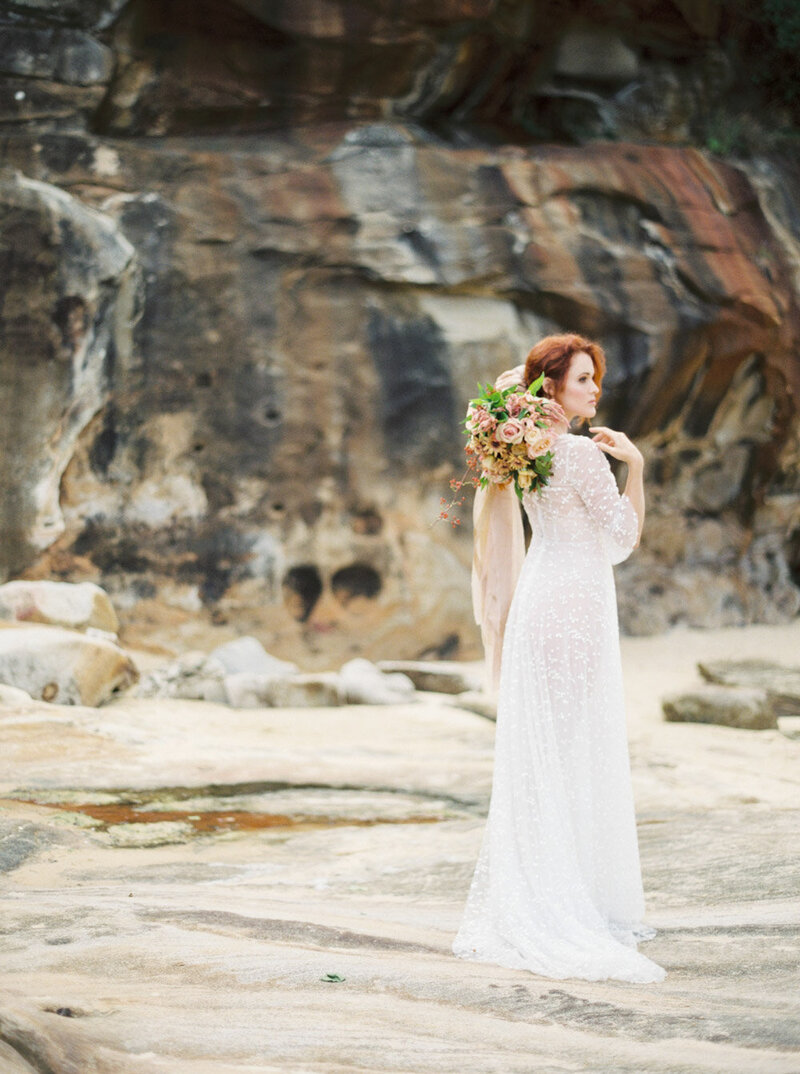 Sydney Fine Art Film Wedding Photographer Sheri McMahon - Sydney NSW Australia Beach Wedding Inspiration-00031